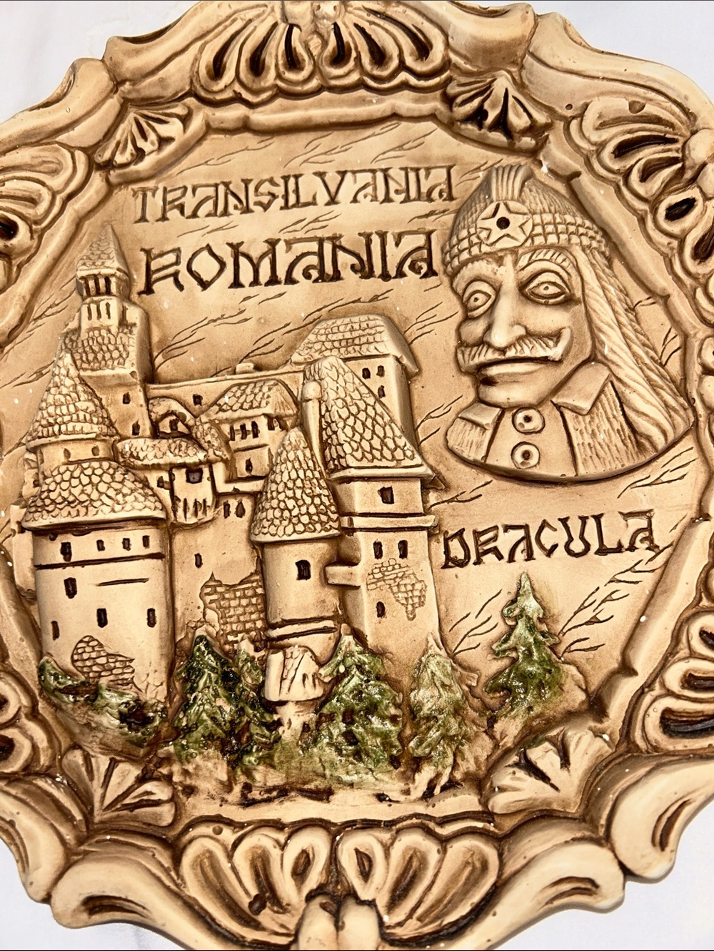 Romanian wall plaque or decorative 3D Transylvania region by Denaro RT. - Picture 4 of 13